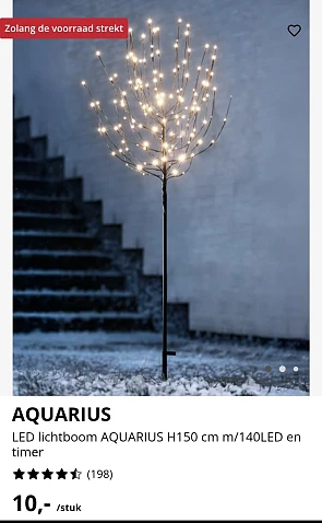 Led lichtboom voor 10€ bij Jysk!