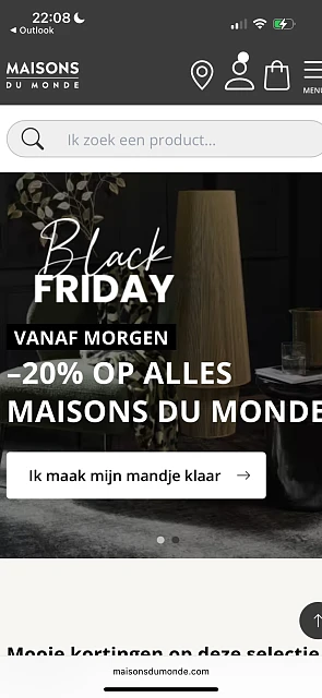 Black Friday maison du Monde