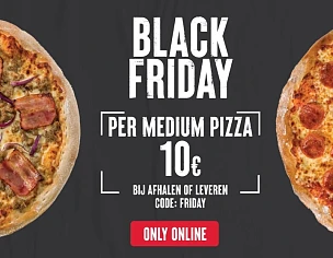 Black friday actie Pizzahut