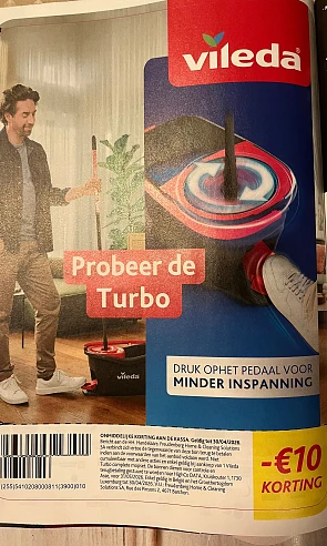 Coupon -10€ in Libelle voor vileda turbo mopset