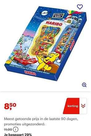 Haribo adventskalender -29%