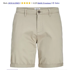 Vanaf 70% tot 80% op Jack & Jones. Shorts, hemden, jassen,broeken........