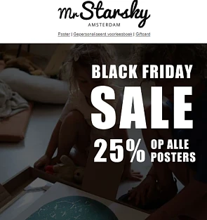 MrStarsky: 25% korting op alle posters
