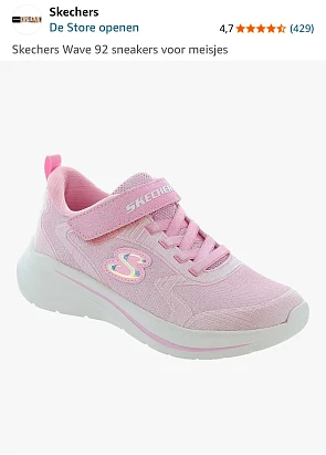 Skechers Wave 92 sneakers voor meisjes
