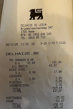 Vranken champagne 2+1 bij Delhaize