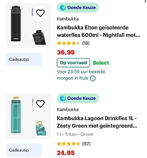 Dagdeal bol: 1+1 gratis op Kambukka