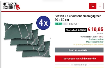 Discount matrassen tot -50%