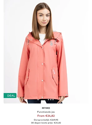 Mymo jas aan 24,82€ voor dames