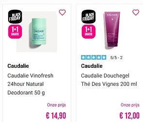1+1 Caudalie verzorging bij Medi-Market