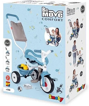 Smoby Driewieler met duwstang