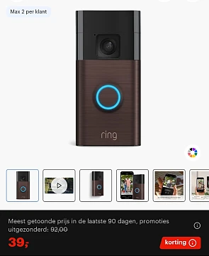 Tot 57% korting op Eufy & Ring deurbellen en toebehoren!