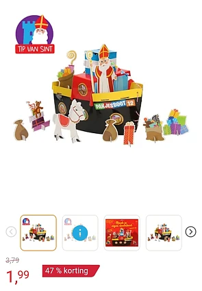 Sinterklaas maak je eigen stoomboot -47%