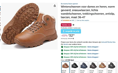 13€ voor een paar schoenen dames en heren mogelijk? Verschillende maten en modellen. Meer info hieronder: