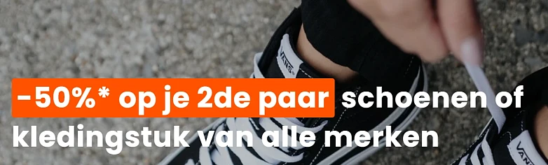 2e paar 50% korting bij Berca