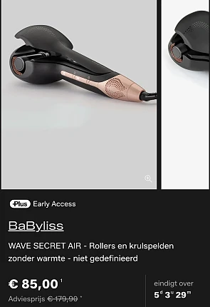 BaByliss haardroger en stijltangen tot 50% korting!