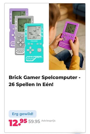 Brick Gamer Spelcomputer