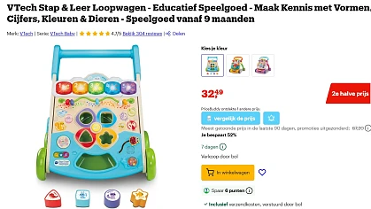 Tot -59% Korting op V tech bij bol