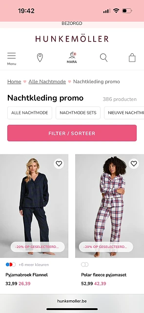 Koppelverkoop bij Hunkemöller