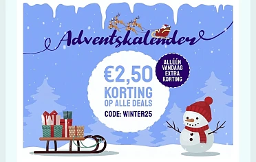 €2,50 extra korting bij Tripper