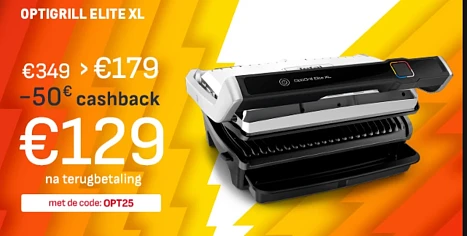 €220 korting op OptiGrill Elite XL