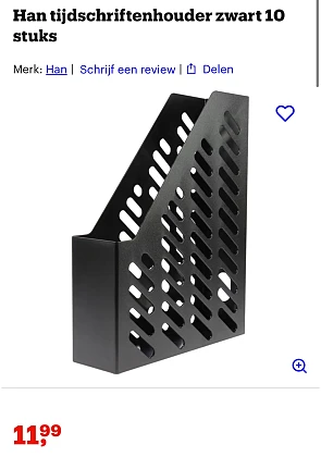 10 tijdschriftenhouders