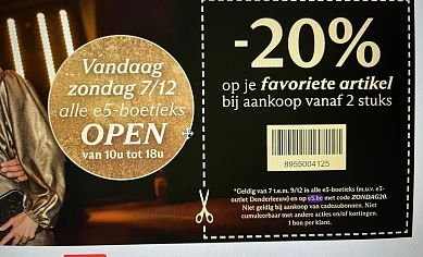 Image of kortingsbon