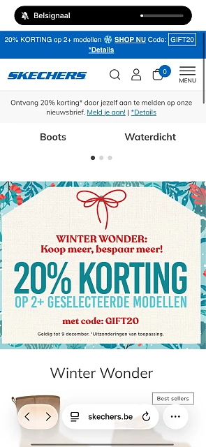 -20% op skechers