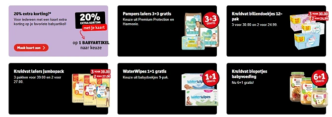 Babydeals 👶🏻 woe 10/12 bij Kruidvat met o.a. -20% op artikel naar keuze