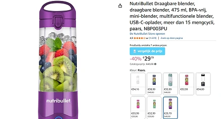 NutriBullet Draagbare blender