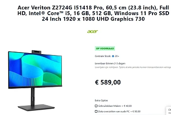 Pc scherm - grote korting!