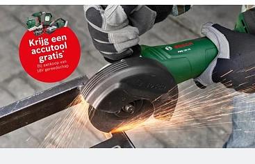 Bosch 18V machine kopen = gratis accu