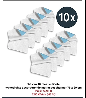 Saugvlies-Matratzenoplegger -63%