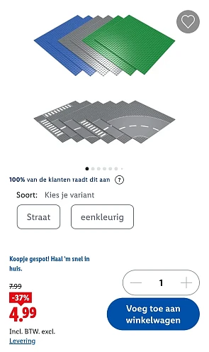 Clippys bouwplaten 6-delige set -37%