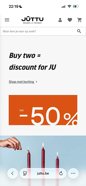 Koppelverkoop bij Juttu