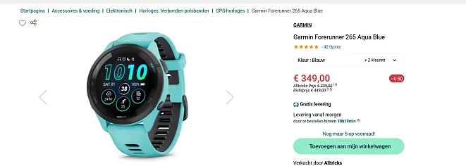 Goede voornemens? Sporthorloge met mooie korting