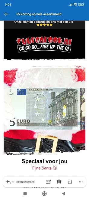 Vuurenrook.nl: €5 korting