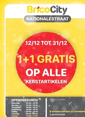 Brico city nationale straat Antwerpen