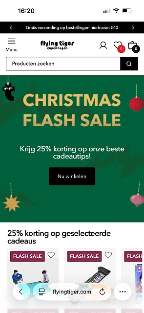 Kortingen bij Flying Tiger