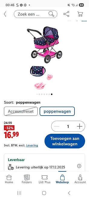 Poppenwagen -32%