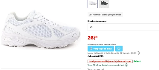 Scholl sneakers maat 45 met 70% korting