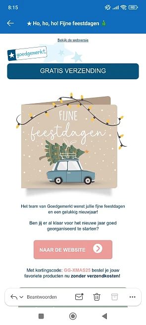 Goed gemerkt.nl gratis verzending