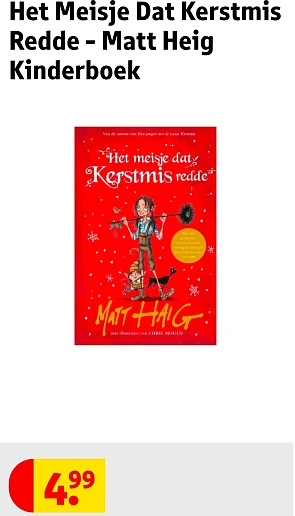 Kinderboek: Het meisje dat Kerstmis redde