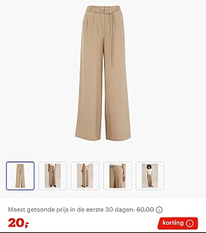 We fashion damesbroek aan 20€ ipv 60€