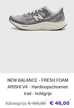 New Balance sportartikelen tot 60% goedkoper
