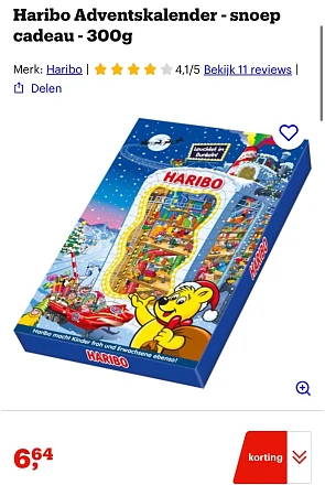 Na 15 december = extra voordeel: adventskalenders