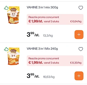 Vahine 3in1 bakmixen -50%