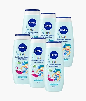 NIVEA Kids 3 in 1 Douchegel, Shampoo & Conditioner -