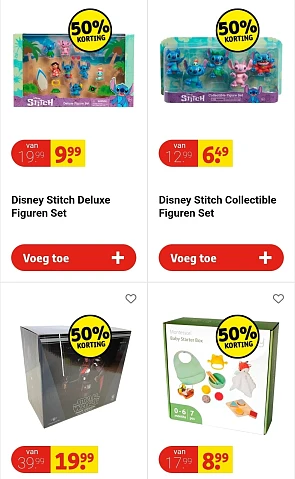 Speelgoed aan -50% bij Kruidvat