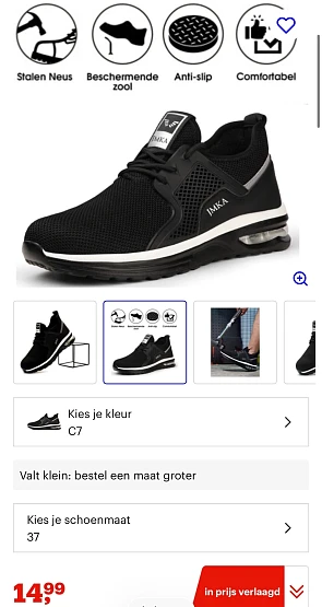 Veiligheidsschoenen -73%