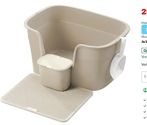-70% korting voor deze extra grote kattenbak
